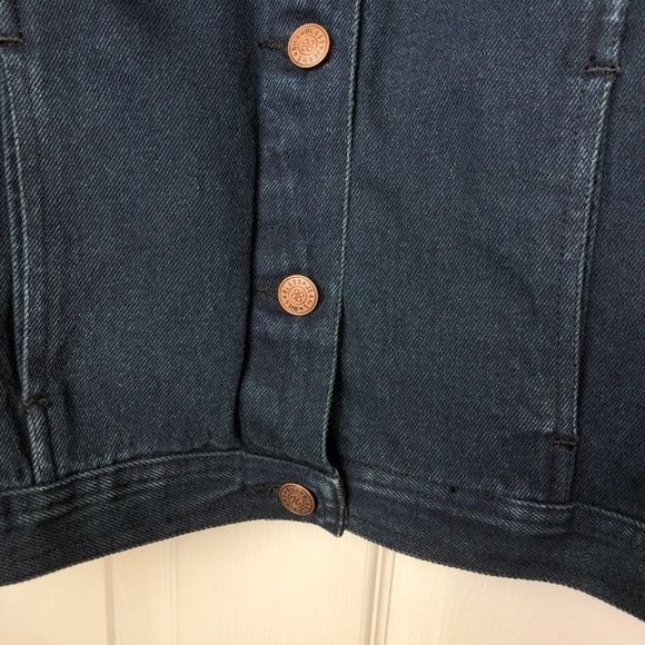 Dark Blue Jean Jacket with Project Manager Embroidery - Picture 4 of 10